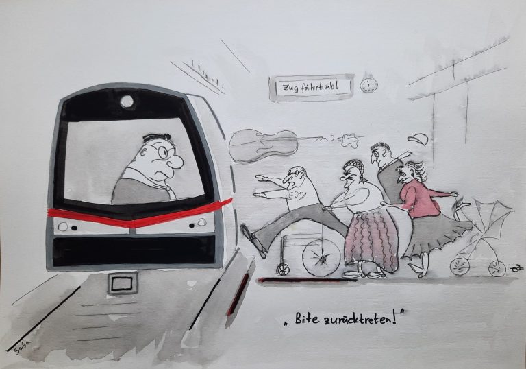 "Bitte zurücktreten!"